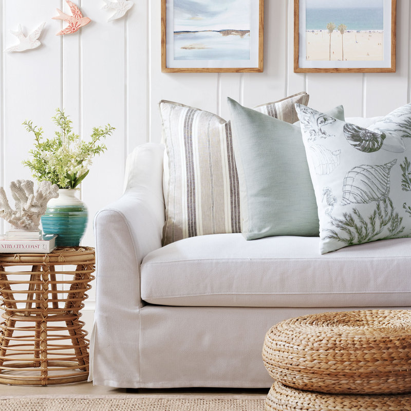 Aaron Linen Square Pillow Cover & Insert