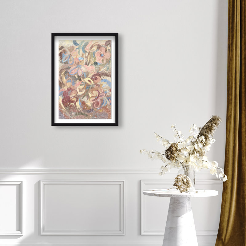 Moving Eden Print by Oliver Gal, 46.5"H x 31.5"W, Black Shadowbox
