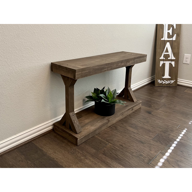 Solid Wood Storage Bench, Dark Walnut, 22.25" H x 37.25" W x 10" D