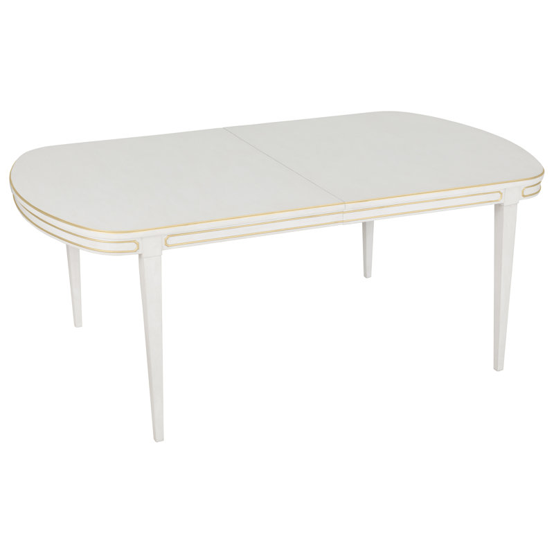 Camille Oval Dining Table, Linen