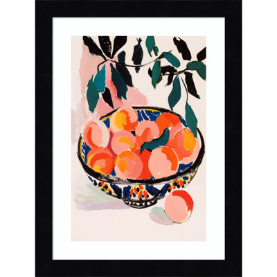 Ottilie "Fresh Peach Fruit Bowl" Print