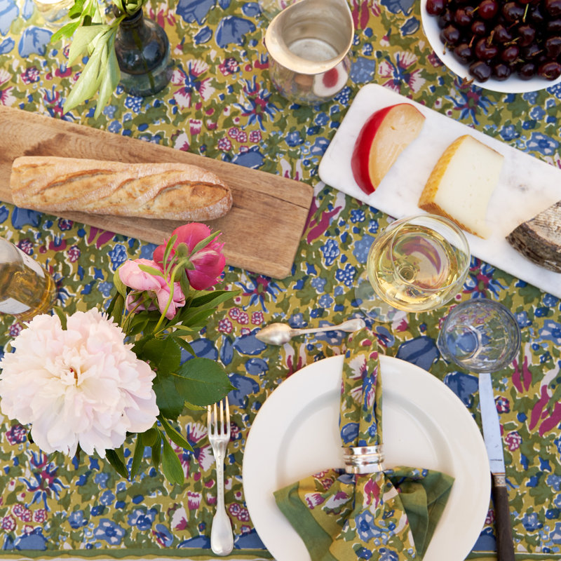 Jardine Tablecloth, 59" Square