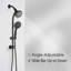 Pomme de douche fixe Rain-64574960