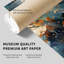 «Abstract Flow Elegance», reproduction d'art moderne sans cadre-710765684