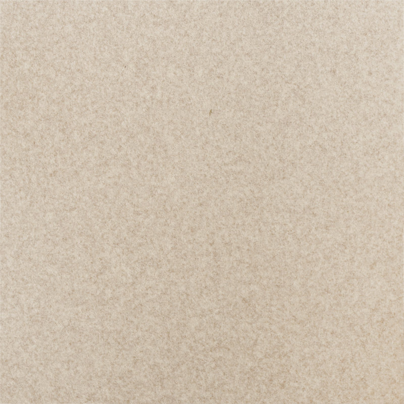 Chaise de salle à manger cylindrique en chenille de style milieu du siècle avec structure en noyer (lot de 2), Beige, 2