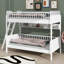 Lit superposé simple en bois avec trois sections de rangement intégrées-37517023