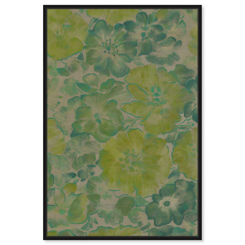 Verdigris Vista Elegant Farm House par Art Remedy, H 46 po x l 31 po, Structure noire