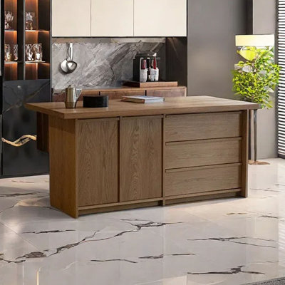 70.87"" Vintage Style Kitchen Island with Storage and Classic Design -  Artistic Soul XKX Premium Furniture, 8574SHZ4D48B