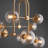Drea 8 - Light Dimmable Sputnik Modern Linear Chandelier
