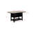 1Pc Counter Height Table With Storage Drawers Wine Rack Open Shelf  Finish Dining Room Wooden Furniture-624383733-624383732