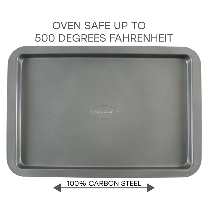 Medium Gray Nonstick Carbon Steel Baking Sheet