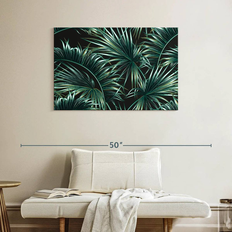 Feuilles de palmier Harnek Summer, H 26 po x l 39 po