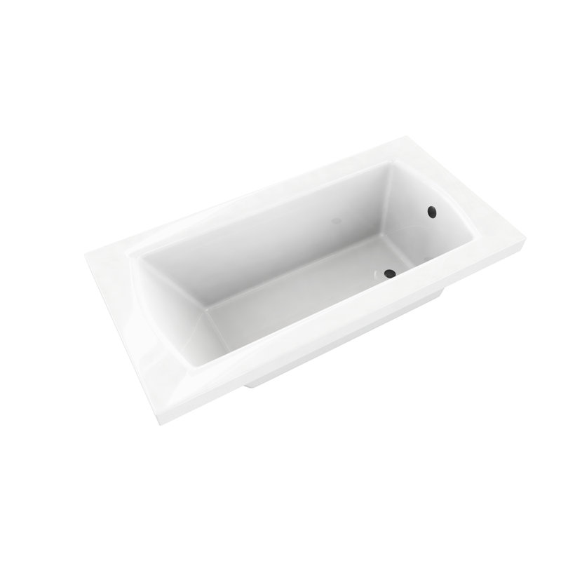Signature 60'' x 32'' Soaking Acrylic Bathtub, White