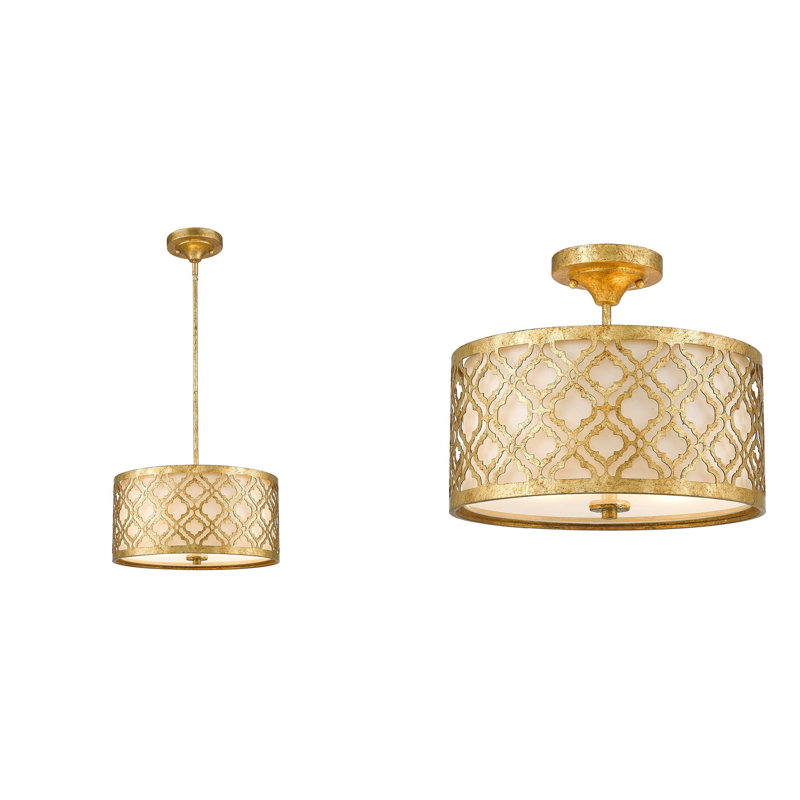 Arabella 2-Light Drum Pendant