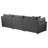 Tomasina Barely Black 3-Piece Sofa