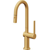 Pull-Down Prep/Bar Faucet With Button Sprayer