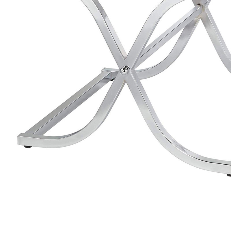 Table de bout Jeffery, Chrome