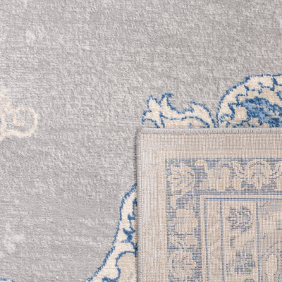 Barcus Light Gray/Blue Rug