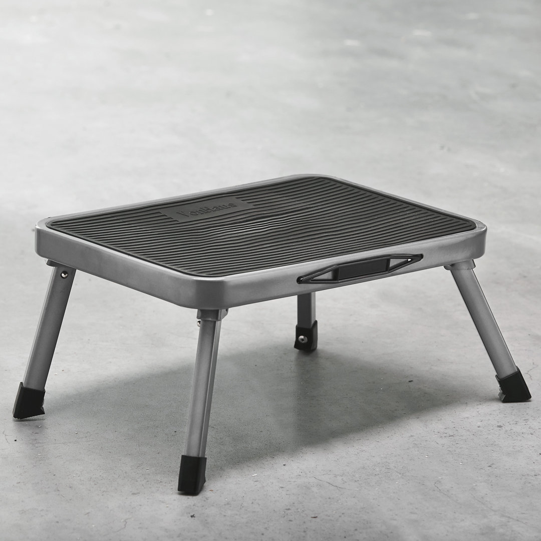 1-Step Steel Step Stool with 330 lb. Load Capacity