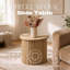 Pedestal Irregular Side Table