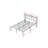 Queen Bed Frame With Storage Headboard, 14 Inch Metal Platform - C, Led And Design, Black Charging Station,-1040184110
