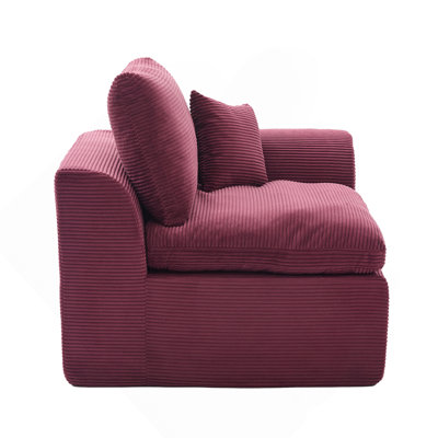 Modular Sectional Sofa Cloud Couch,Cloud Modern Sofa,2 Seater with Cushion Covers Removable Furniture for Living Room Bedroom Apartments Dorms,No Assembly Required