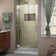 Unidoor-X 34" W x 72" H Hinged Frameless Shower Door with ClearMax™ Technology