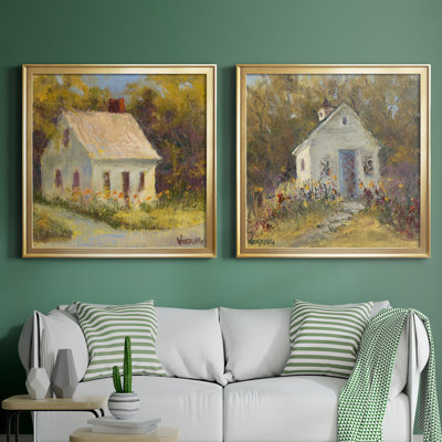 " Sweet Cottage I " 2 - Pieces