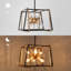 Lustre géométrique spoutnik 6 lumières Doly