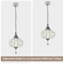 Lustre en cristal Glam Chrome, lampe suspendue à hauteur réglable moderne pour le salon-1733543184