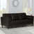Simili cuir brun foncé