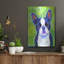 «Boston Terrier» par Rebecca Wang, art mural en métal-1116048412