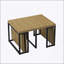 Table de salle à manger extensible moderne 23,62 "- 118"-317387848