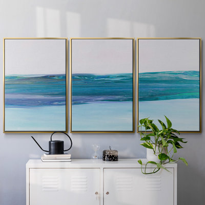 «Easy Does It», reproduction sur toile 3 pièces