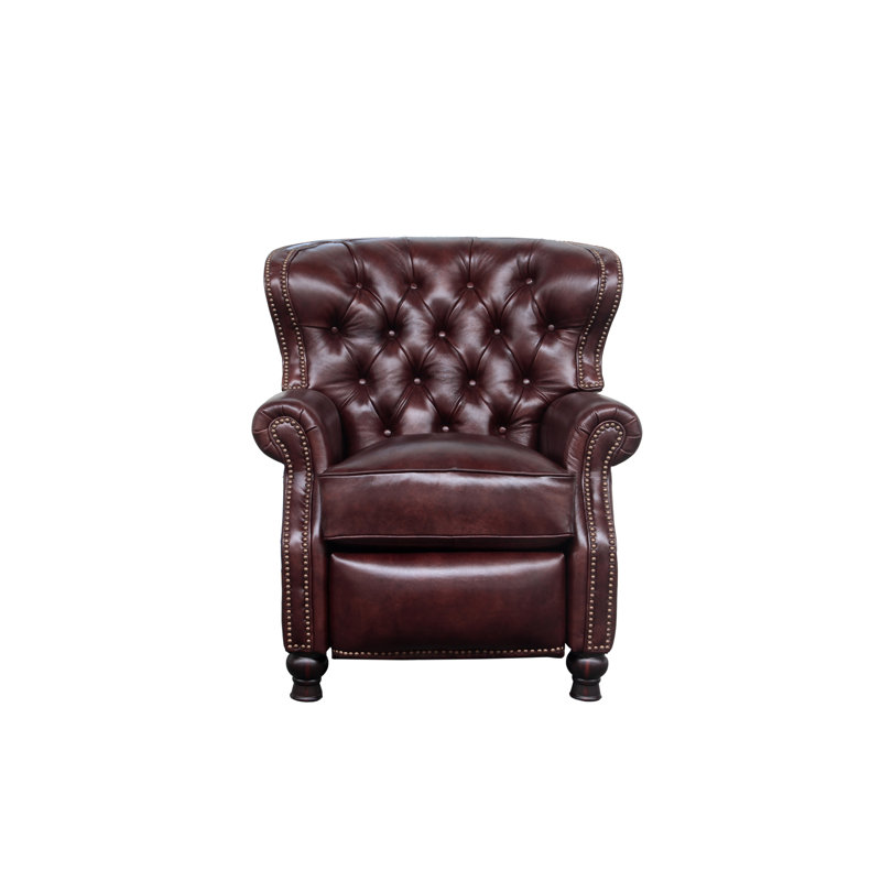 Alham Recliner, Wenlock Fudge Split Grain Leather