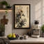 Contemplative Sunflower Japandi - Wrapped Canvas-1095825420-1095825410