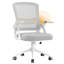 Computer Desk Office Chair with Flip-up Armrests-1710649917