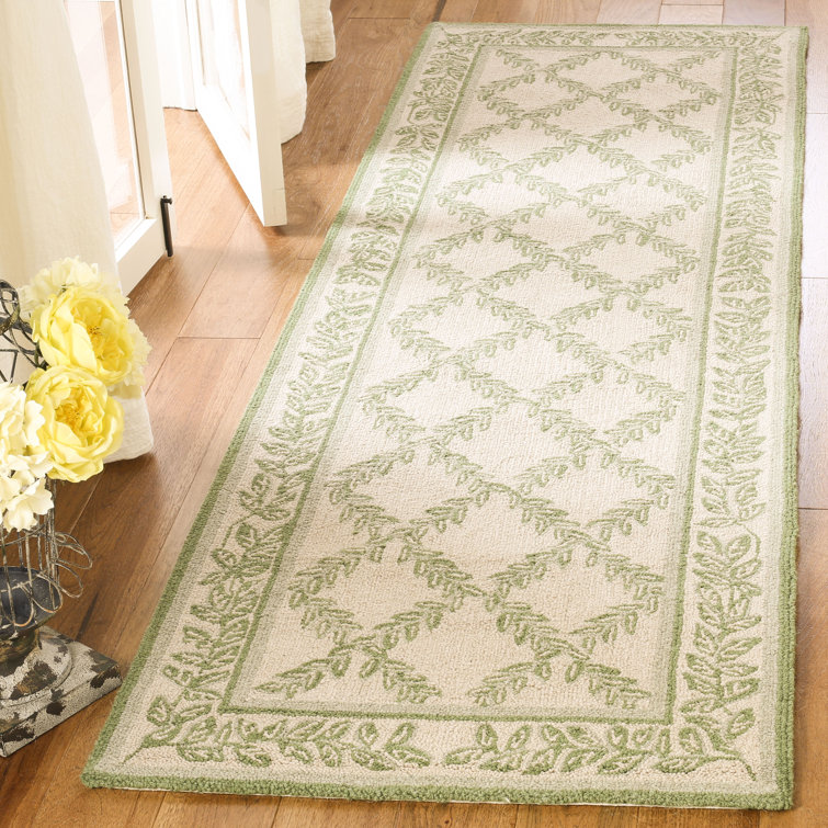 Jonsson Hand Hooked Wool Pile Geometric Rug