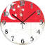 Horloge murale décorative en PVC PVC de singapour