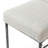 Corrinne Hammered Forged Steel Upholstered Counter Height Solid Back Chair-1698230748