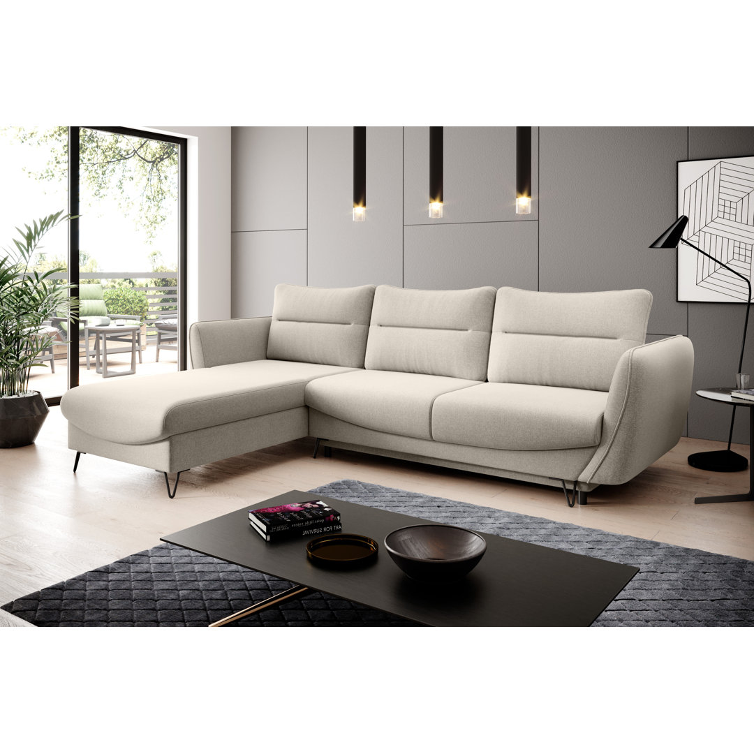 Ecksofa Storrs mit Bettfunktion