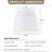 9.5" Modern Ceramic Flush Mount Ceiling Light, Minimalist White Cylinder Drum Shade with Vertical Stripes, E26 Base 60W Max, UL & ETL Listed, Perfect for Bedroom Hallway Kitchen