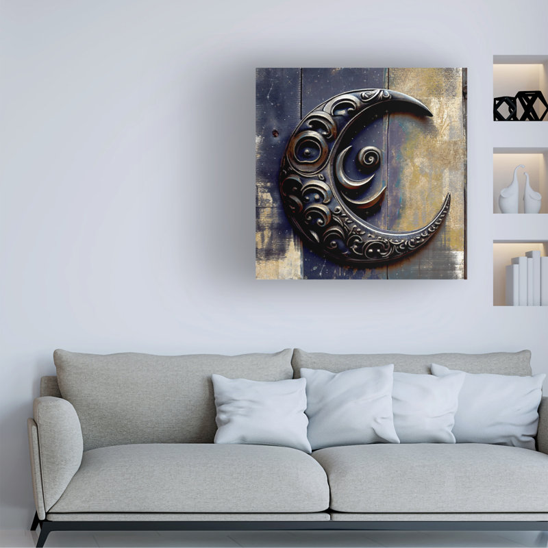 Art sur toile Sasha La Luna II, H 14 po x l 14 po