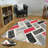 Premium Polyester Area Rug (5.2 x 7.5 ft), 100% Antibacterial, Non-Slip Underside, 0.3 in Pile Height | Machine Washable, 3D Digital Print, Durable Woven Carpet | Ideal for Living Room, Bedroom & Dining Spaces-1998529668