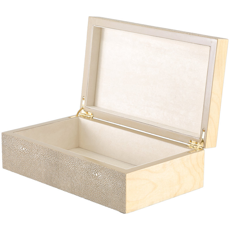Metal Decorative Box, Tan