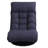 Foldable Chair For Bedroom, , With Adjustable Sections - 29.32 Lb Lightweight Multifunctional Floor Metal Frame, Navy 34.94 In. High