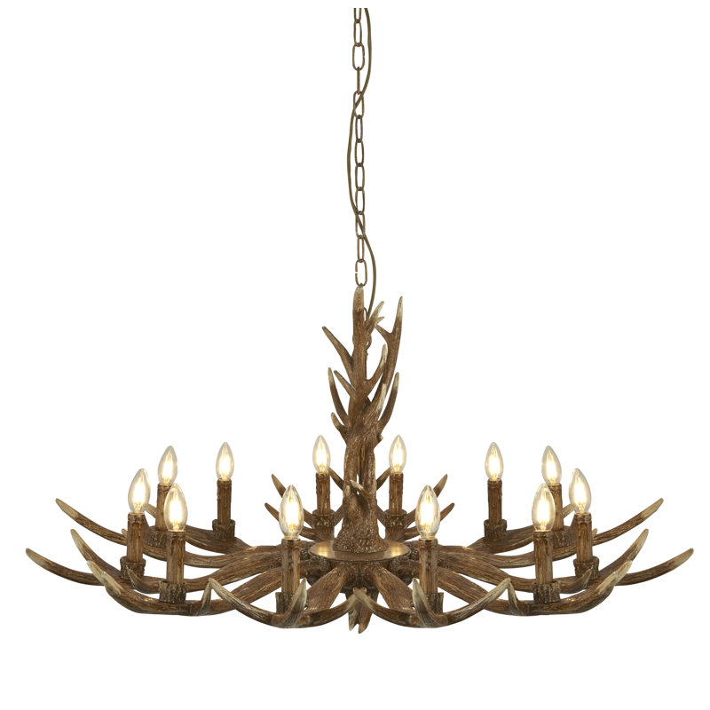 Atuk 12-Light Unique/Statement Chandelier