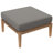 Modway Clearwater Outdoor Patio Teak Wood 6-Piece Sectional Sofa-2001869273