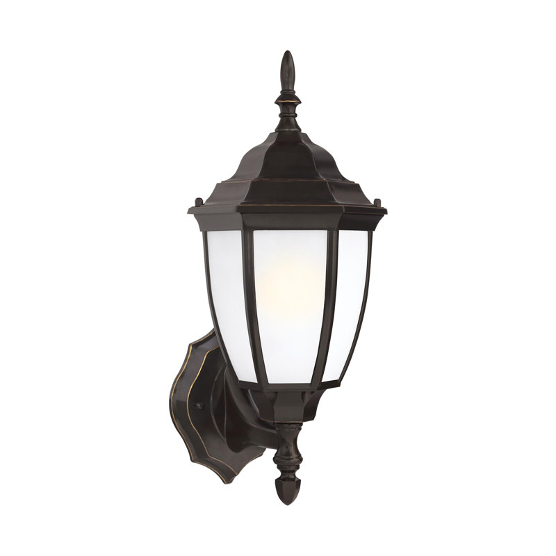 Bakersville One Light Outdoor Wall Lantern from Generation Lighting , No, Antique Bronze