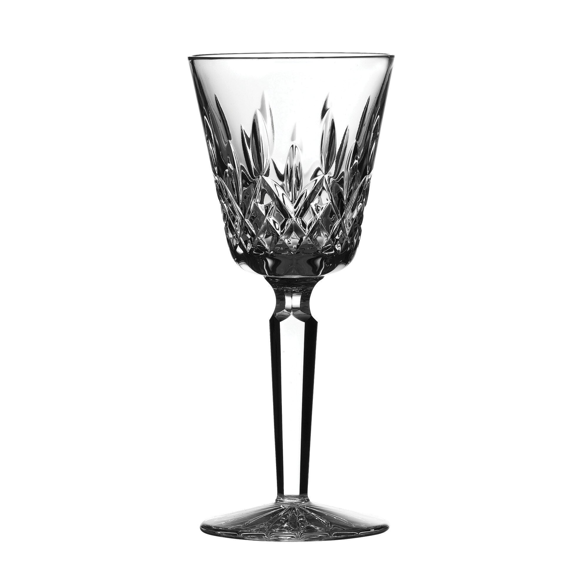 Waterford Crystal Lismore Cut Glass Tall Wine Glass, Set of 2